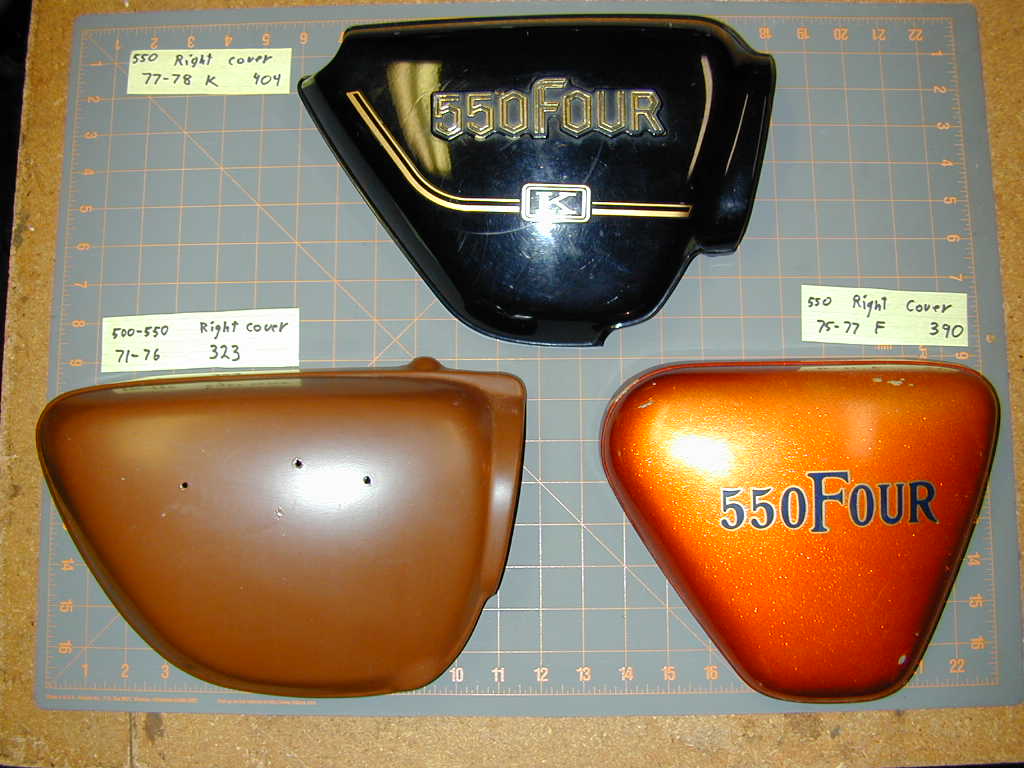 CB550 Right Side Covers