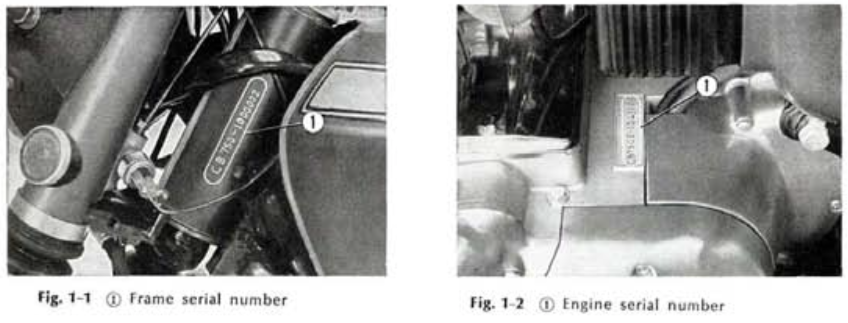 CB750 Serial Numbers